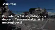Filipinler'de 7.8 Büyüklüğünde Deprem ve Tsunami Uyarısı