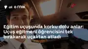 Eğitim Uçuşunda Talihsiz Olay: Uçuş Eğitmeni Öğrencisini Uçakta Bırakarak Uçaktan Atladı
