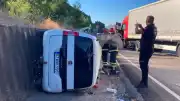 Burdur Bucak'ta Tır ile Hafif Ticari Aracın Çarpışması Sonucu 1 Kişi Öldü, 1 Kişi Yaralandı