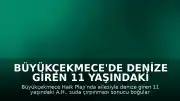 Büyükçekmece'de Denize Giren 11 Yaşındaki Çocuk Boğularak Can Verdi