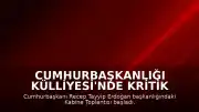 Cumhurbaşkanlığı Külliyesi'nde Kritik Kabine Toplantısı Başladı