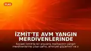 İzmit'te AVM Yangın Merdivenlerinde Hareketli Dakikalar: Şahıs İkna Edildi