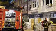 Kayseri Kocasinan'da 4 Katlı Binada Yangın: 1 Anne ve 2 Çocuk Dumandan Etkilendi