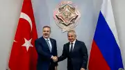 Moskova Ziyareti Kapsamında Dışişleri Bakanı Hakan Fidan, Sergey Şoygu ile Bir Araya Geldi