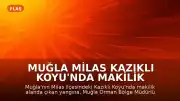Muğla Milas Kazıklı Koyu'nda Makilik Alanda Yangın
