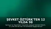 Şevket Öztürk'ten 12 Yılda 98 Kan ve Trombosit Bağışı