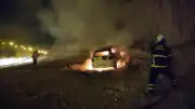 Siirt-Kurtalan Karayolunda Otomobil Yangını: Araç Kullanılamaz Hale Geldi