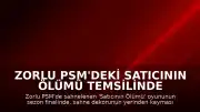 Zorlu PSM'deki Satıcının Ölümü Temsilinde Dekor Kazası: Seyirciler Tehlikeye Atıldı