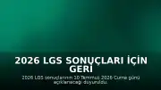 2026 LGS Sonuçları İçin Geri Sayım: Milli Eğitim Bakanlığı Takvimi Paylaştı