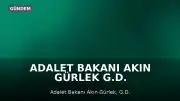 Adalet Bakanı Akın Gürlek G.D. Soruşturması Hakkında: 'Ucu nereye giderse gitsin...'