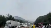 Adana-Pozantı Otoyolu Gülek Tüneli Mevkiinde Tır Devrildi: Trafik Durdu