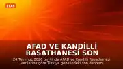 AFAD ve Kandilli Rasathanesi Son Depremleri Paylaştı: 24 Temmuz 2026 Güncel Verileri