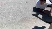 Ağrı Patnos'ta Otomobilin Bisikletli Çocuklara Çarpması Sonucu 3 Yaralı