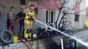 Antakya'da Ev Önünde Çıkan Yangın Kontrol Altına Alındı