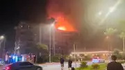 Antalya Alanya'da Otel Yangını: Çatı Katında Çıkan Alevler Tahliye Getirdi