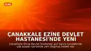 Çanakkale Ezine Devlet Hastanesi'nde yeni doğmuş bebek cesedi bulundu