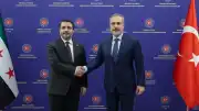 Dışişleri Bakanı Hakan Fidan, Suriye Dışişleri Bakanı Esad Hasan ile bir araya geldi