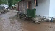 Erzurum Oltu'da Sağanak Yağış Sel Felaketine Yol Açtı