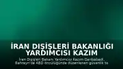 İran Dışişleri Bakanlığı Yardımcısı Kazım Garibabadi'den Bahreyn'deki Güvenlik Toplantısına Tepki: "Hürmüz Boğazı, ABD Merkez Komutanlığı'nın değil, İran'ın komutası altındadır"