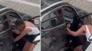 İstanbul Kadıköy'de Otoparkta İki Kadın Arasında Kavga Çıktı