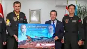 KKTC Dışişleri Bakanı Tahsin Ertuğruloğlu SOLOTÜRK Pilotlarını Kabul Etti