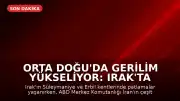 Orta Doğu'da Gerilim Yükseliyor: Irak'ta Patlamalar ve ABD'den İran'a Saldırı Dalgası