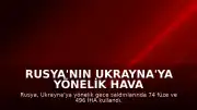 Rusya'nın Ukrayna'ya Yönelik Hava Saldırıları: 74 Füze ve 496 İHA Kullanıldı
