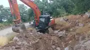 Sakarya'da İş Makinesiyle Define Kazısı Yapan 5 Şüpheli Yakalandı