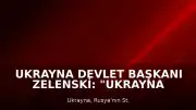 Ukrayna Devlet Başkanı Zelenski: "Ukrayna savunma güçleri, Rusya'nın savaşına gelir sağlayan liman petrol altyapısını vurdu"
