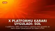 X Platformu Kararı Uyguladı: Sol Haber Hesabına Erişim Engeli Getirildi