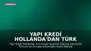 Yapı Kredi Hollanda'dan Türk Yatırımlarına Finansman Desteği