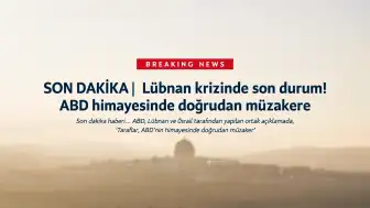 SON DAKİKA | Lübnan krizinde son durum! ABD himayesinde doğrudan müzakere