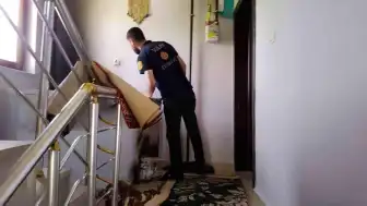 Van'da Çıkan Ev Yangını Kontrol Altına Alındı