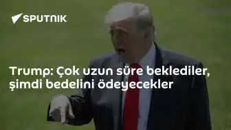 Trump'tan İran'a Sert Tepki: "Bedelini Ödeyecekler"