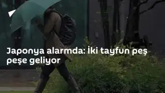Japonya'da İki Tayfun Tehdidi: Sel ve Heyelan Uyarıları Yapıldı