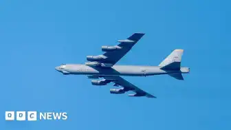 ABD Hava Kuvvetleri'ne Ait B-52 Bombardıman Uçağı Kaliforniya'da Düştü