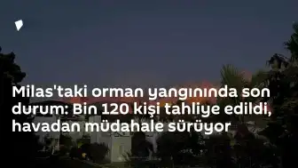 Muğla Valisi İdris Akbıyık: "1120 vatandaşımızı güvenli alanlara tahliye ettik"