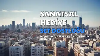 The Prince Setinde Anlamlı Hediye: Pedro Alonso'dan Özge Özacar'a Özel Çizim