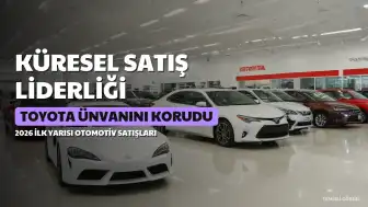 Toyota, 2026'nın İlk Yarısında Küresel Araç Satışlarında Liderliğini Sürdürdü