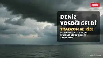 Trabzon ve Rize Valiliklerinden Deniz Yasağı Kararı