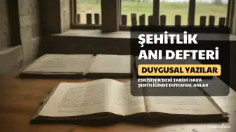 Eskişehir Hava Şehitliği Anı Defteri Duygusal Yazılara Sahne Oldu
