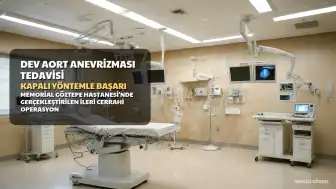 Gizli Kanser Olarak Bilinen Dev Aort Anevrizması Kapalı Yöntemle Başarıyla Tedavi Edildi