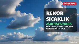 Güney Kore'de Rekor Sıcaklık: Tüm Açık Hava Aktiviteleri Durduruldu