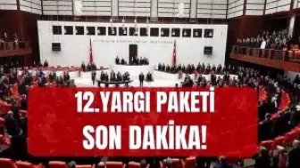 12. Yargı Paketi Meclis'te Kabul Edilmeyi Bekliyor: Af Yok, Yargılamalar Hızlanacak