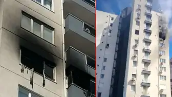 Antalya'da Lüks Sitede Yangın: Çocukların Oyunu Sonucu Daire Küle Döndü