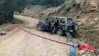 Aydın'da Cip Uçuruma Yuvarlandı: 1 Ölü, 2 Ağır Yaralı