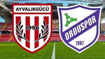 Ayvalıkgücü BLD - 52 Orduspor FK Maçı Hangi Kanalda Yayınlanacak?