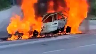Bursa'da Seyir Halindeki Otomobil Alev Aldı: Yaralı Yok