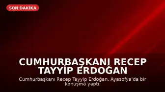 Cumhurbaşkanı Recep Tayyip Erdoğan Ayasofya'da Konuşma Yaptı