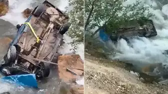 Dereye Düşen Otomobilde Feci Kaza: Karı-Koca Hayatını Kaybetti, 1 Kişi Yaralandı